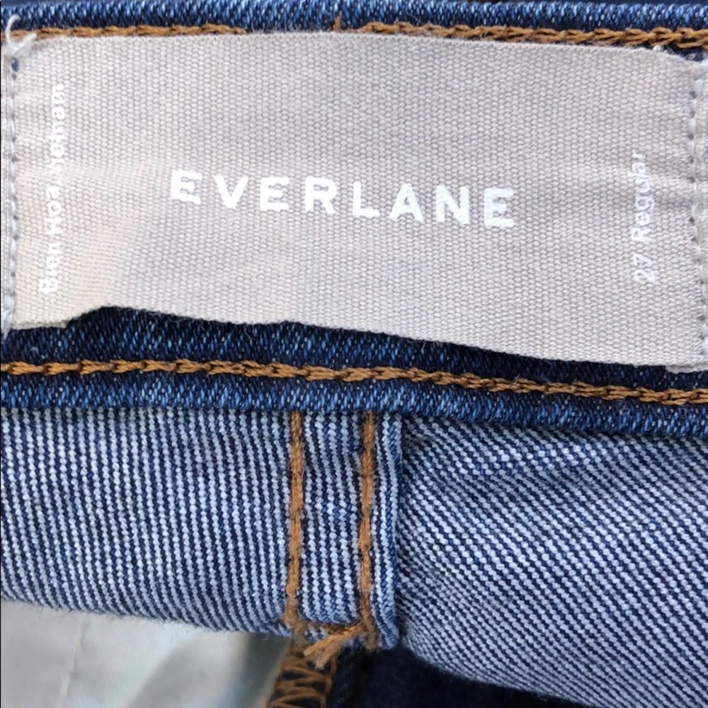 Everlane Blue Stretch Mid-Rise Skinny Jeans size 27